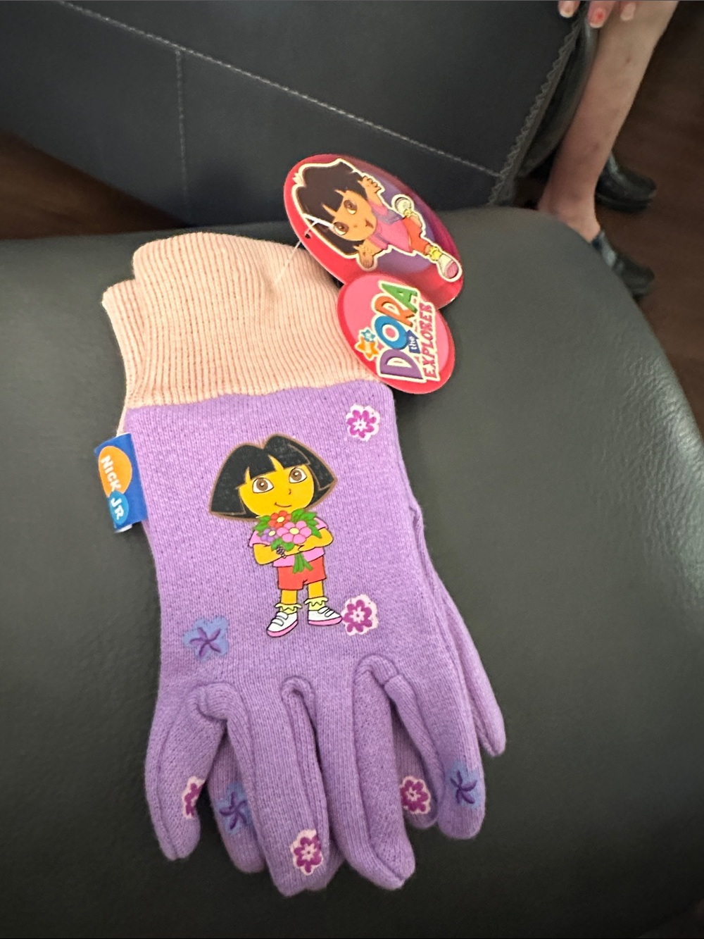 Kids Dora the Explorer Purple  Gloves - Nick Jr